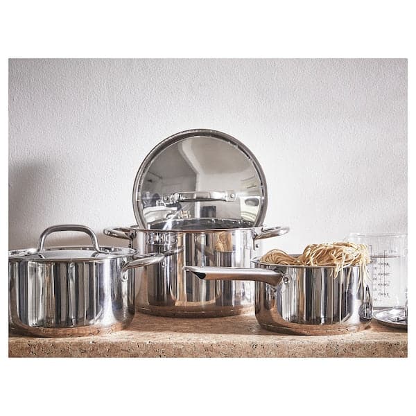 opschorten Buurt bladeren IKEA 365+ - Cookware set of 6, stainless steel