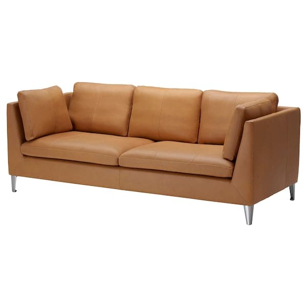 STOCKHOLM 3-seater sofa - Natural Seglora