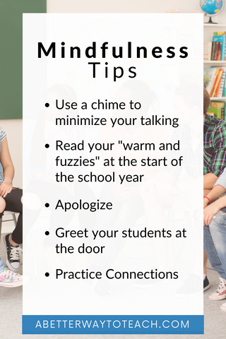A list of 5 ways you can have a more mindful high school classroom.