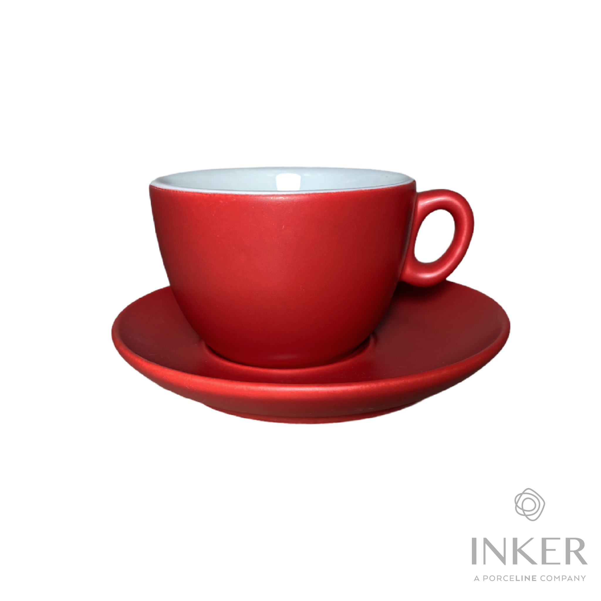 Tazza da latte/cappuccio/the più piatto linea Natale. Ceramica di