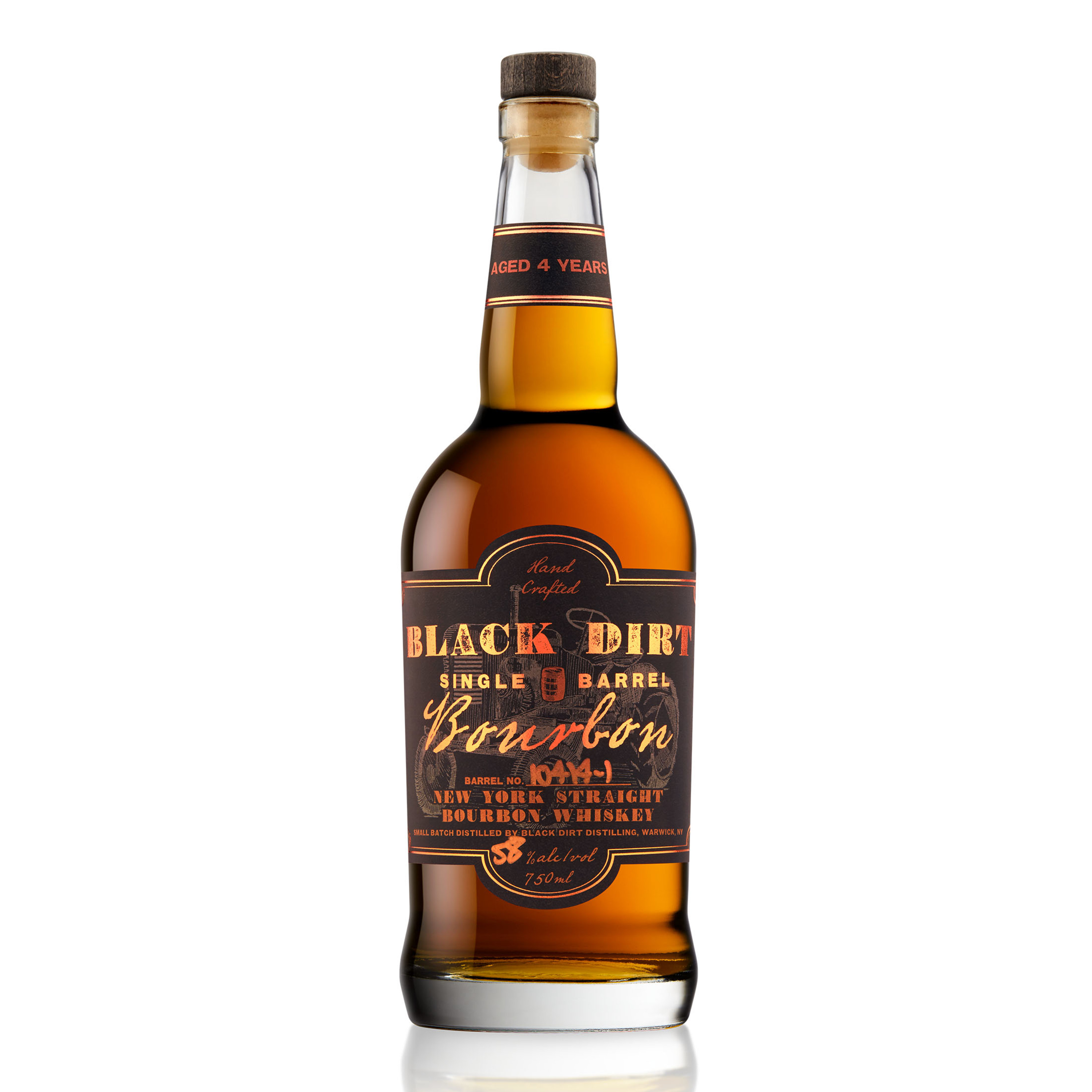 Black Dirt Single Barrel New York Bourbon Whiskey 100 Proof