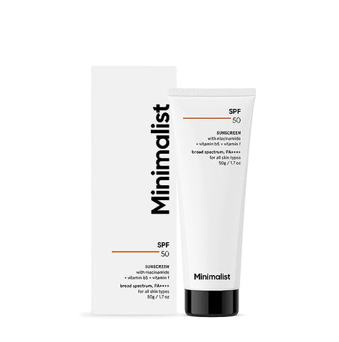 Minimalist Sunscreen SPF 50 Lightweight with Multi-Vitamins