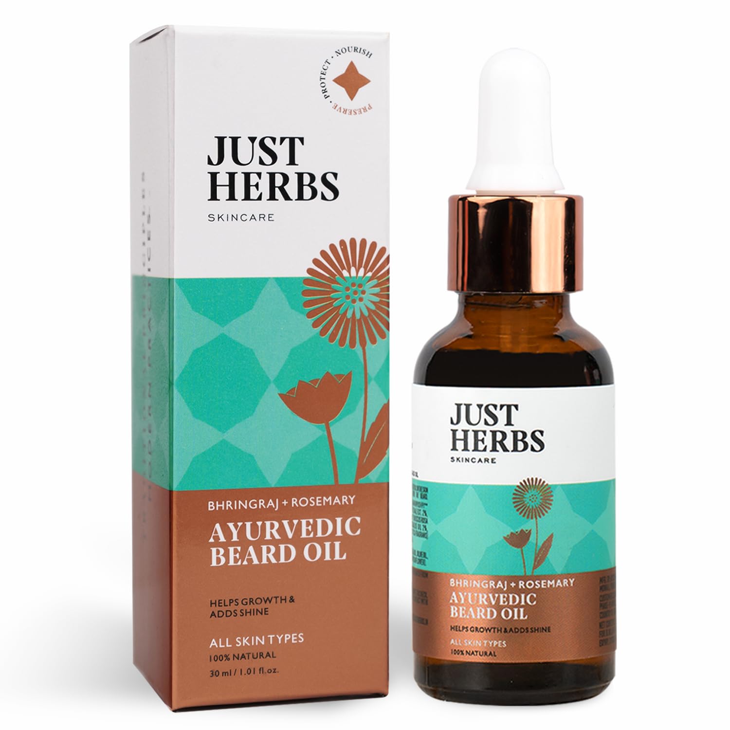 Just Herbs Ayurvedic Beard Oil