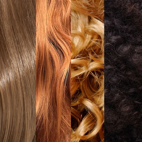 types of hair textures or type