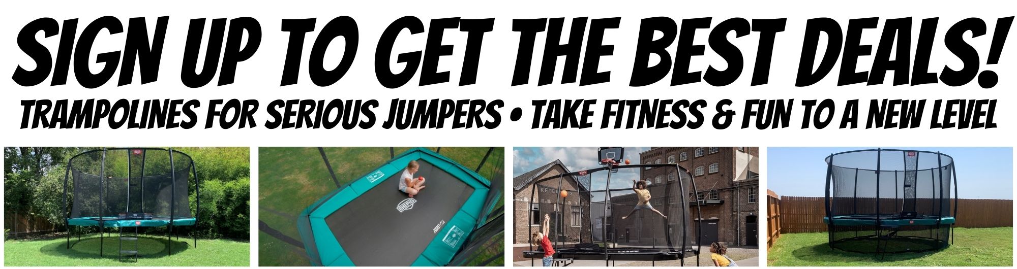 Get huge discounts on the best trampolines for your backyard.