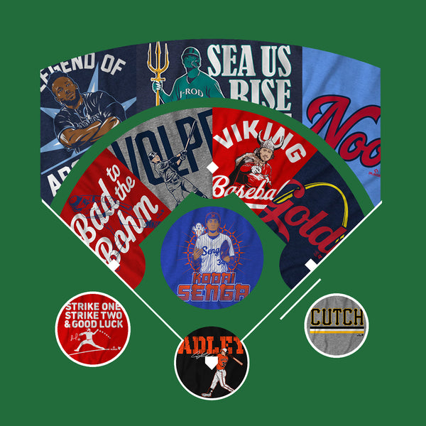 Top Selling BreakingT MLB Players by Position