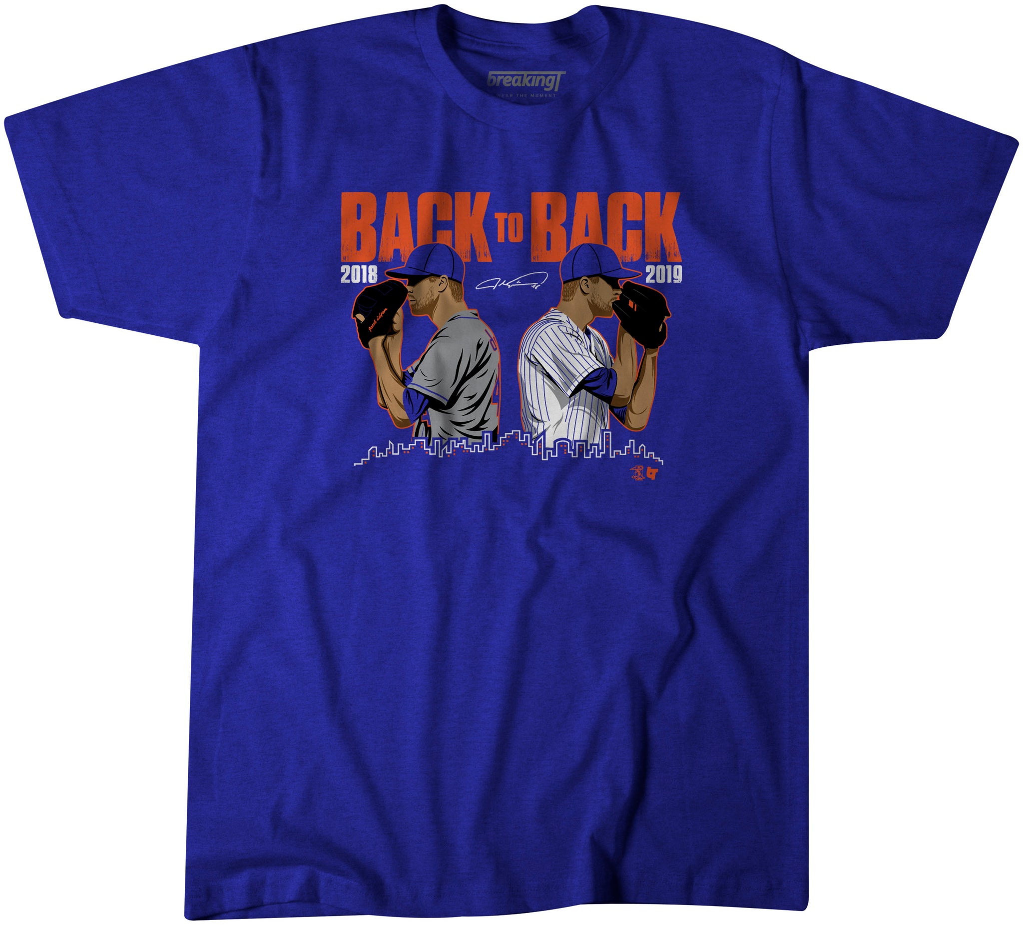 Jacob deGrom Shirt, Back to Back 