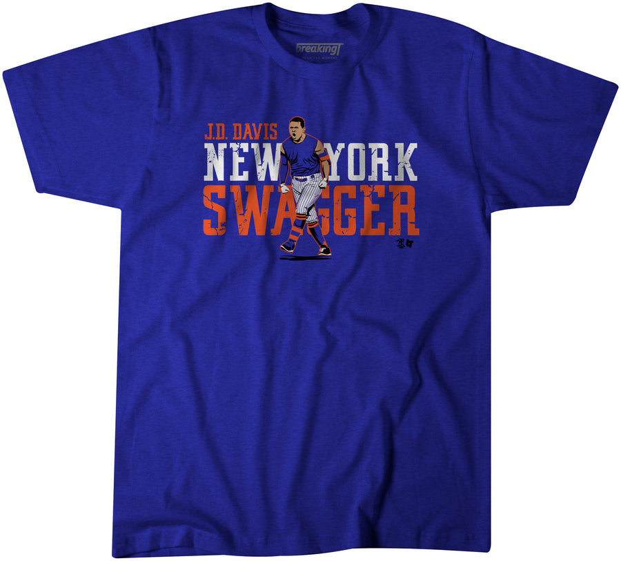 underkjole dagsorden Il J.D. Davis Shirt - New York Swagger, MLBPA Licensed - BreakingT
