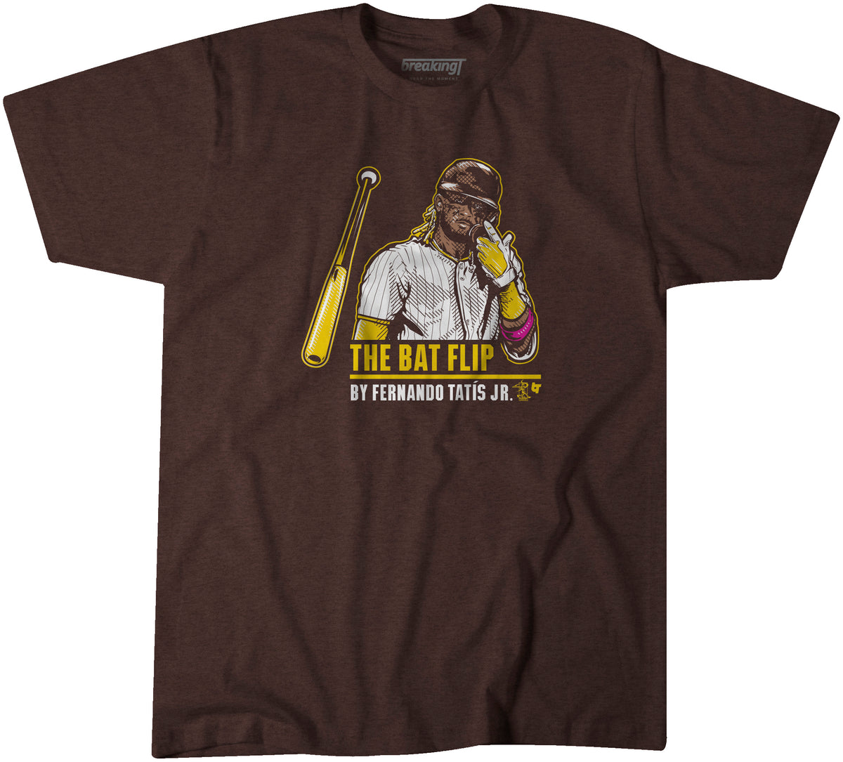 Fernando Tatis Jr. Bat Flip Shirt, San Diego - MLBPA Licensed - BreakingT