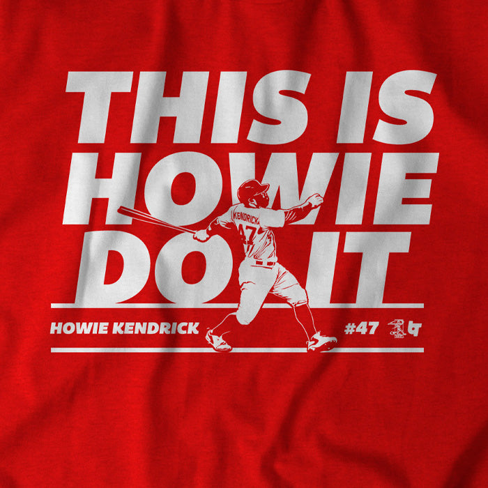 howie kendrick t shirt