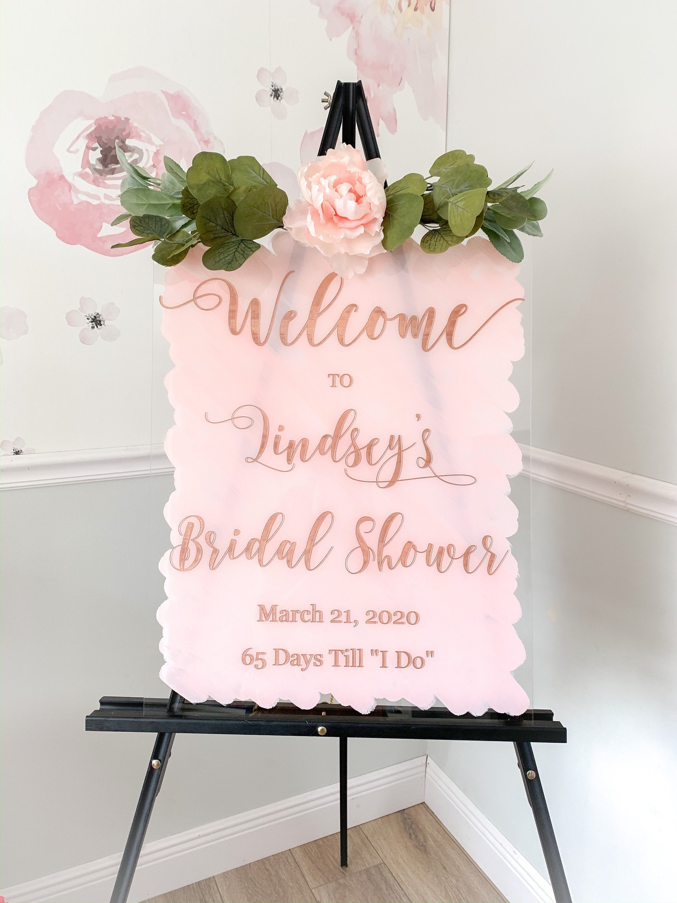 How To Make Bridal Shower Sign