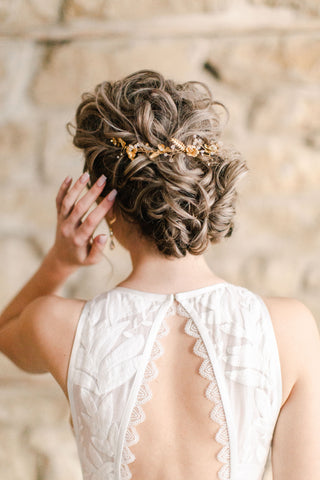 Wedding Hairpiece Swarovsk Crystals and pearls 