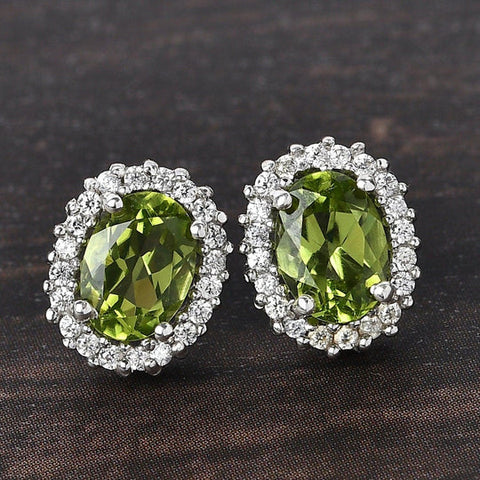 peridot earrings by inspiring jewelry
