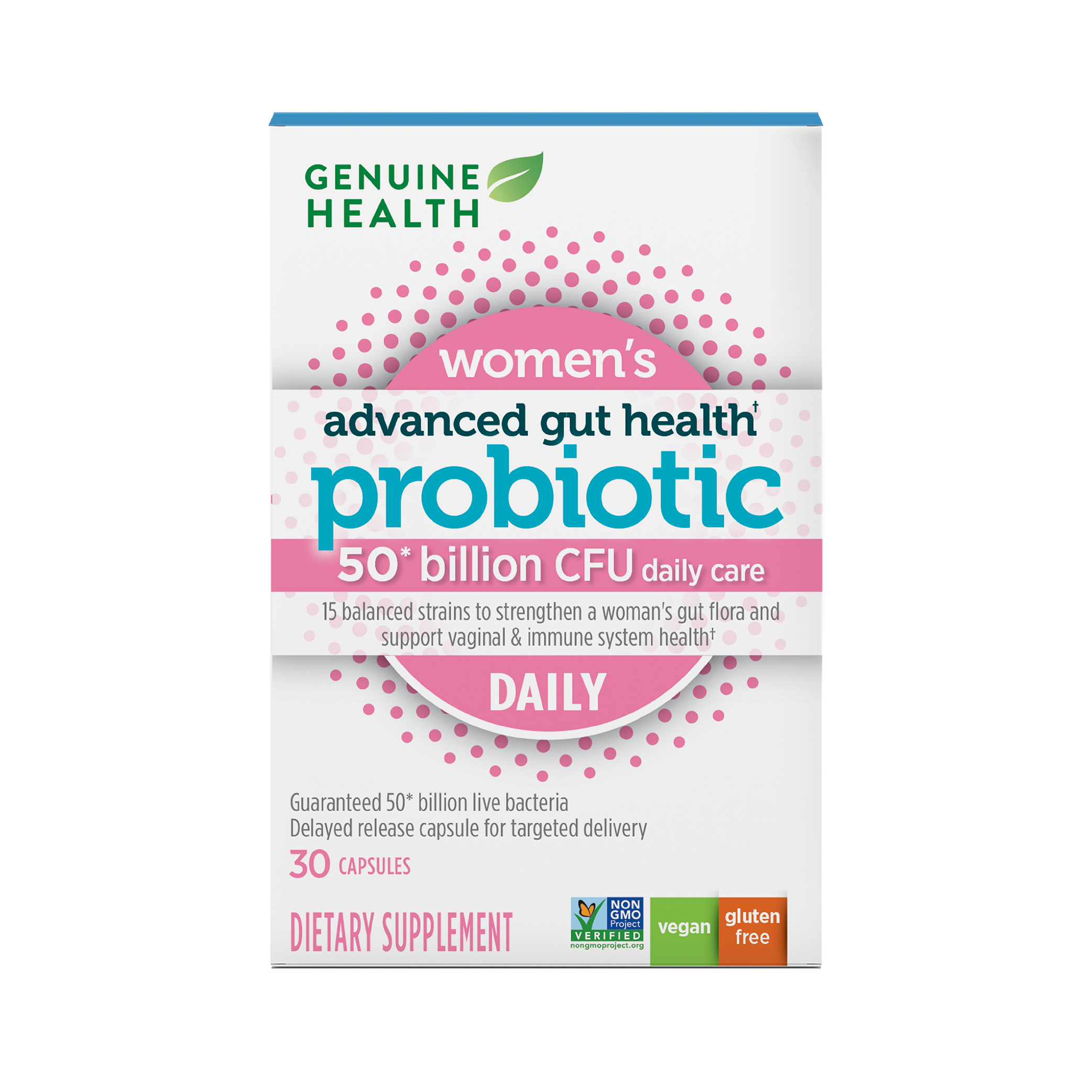 women's daily probiotic | 50 billion - Genuine Health  All Natural S product image