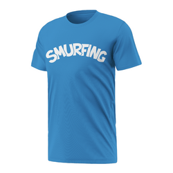 Smurfing T-Shirt. Blue.