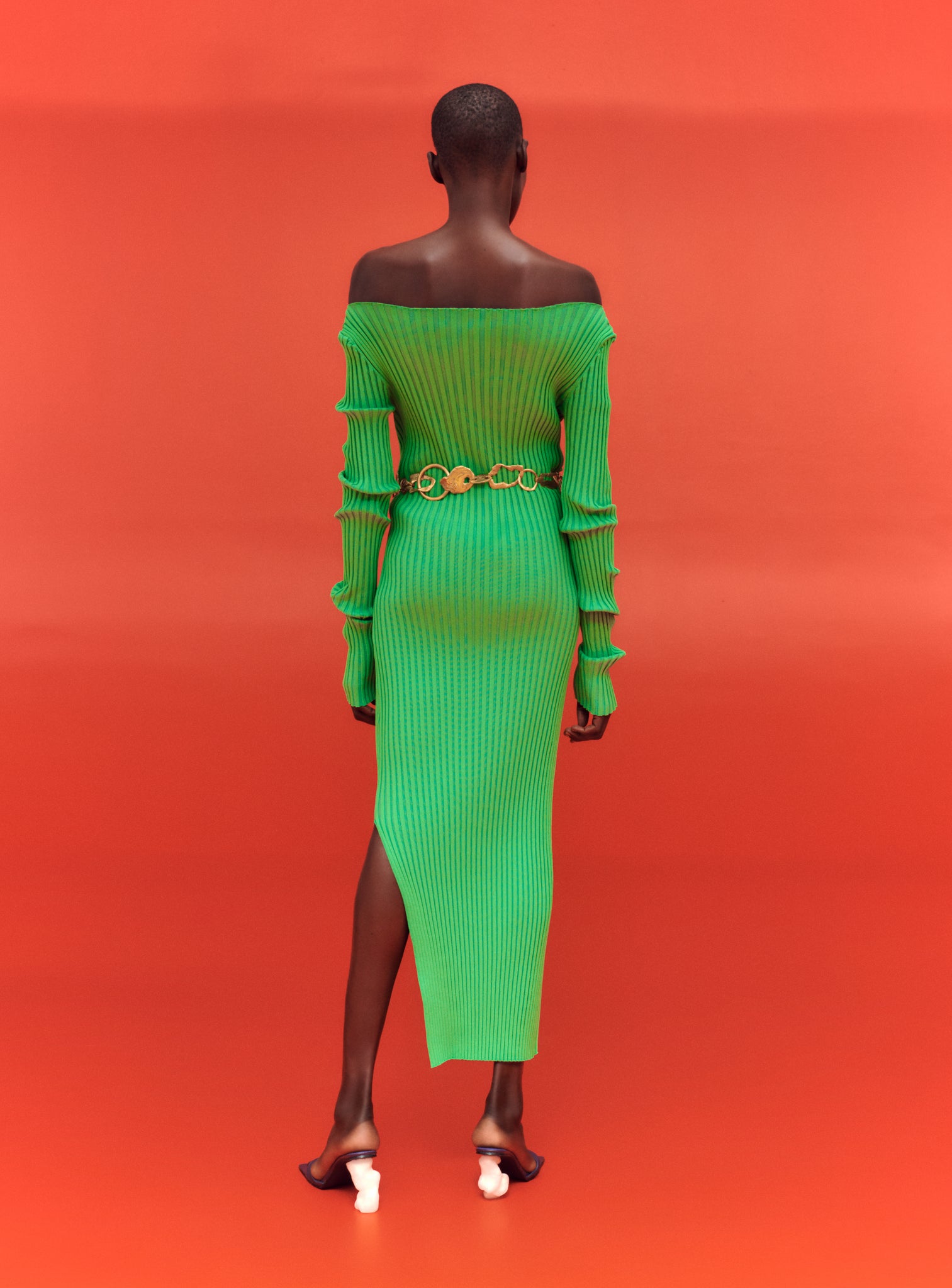 The Loren Maxi Dress in Green – Solace London