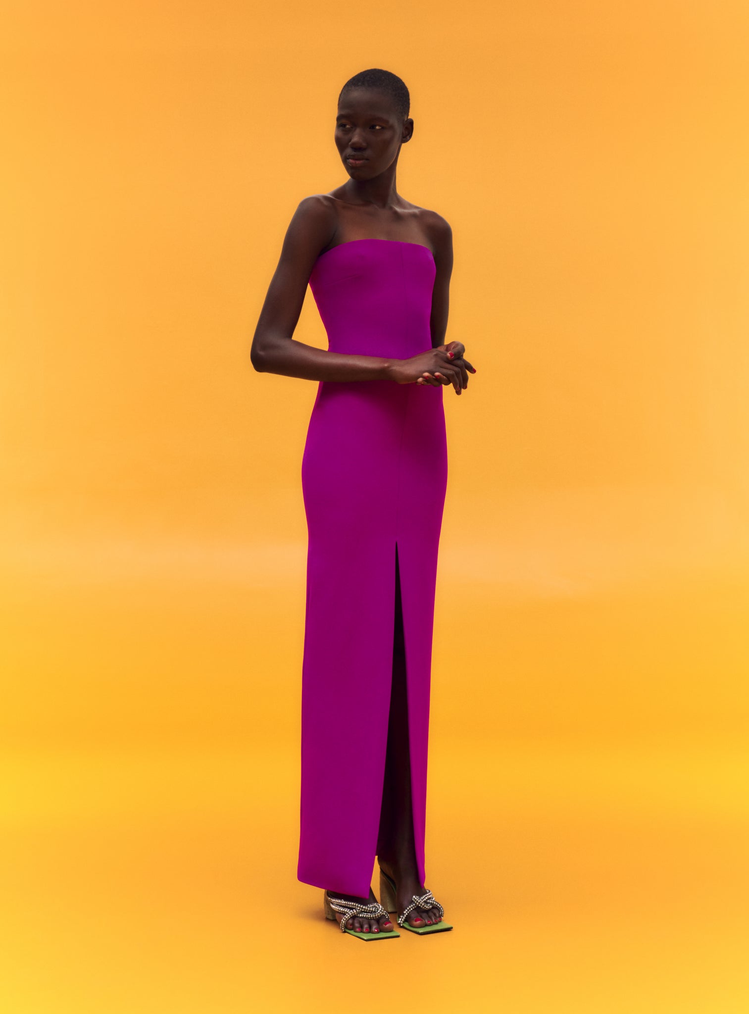The Bysha Maxi Dress in Purple – Solace London
