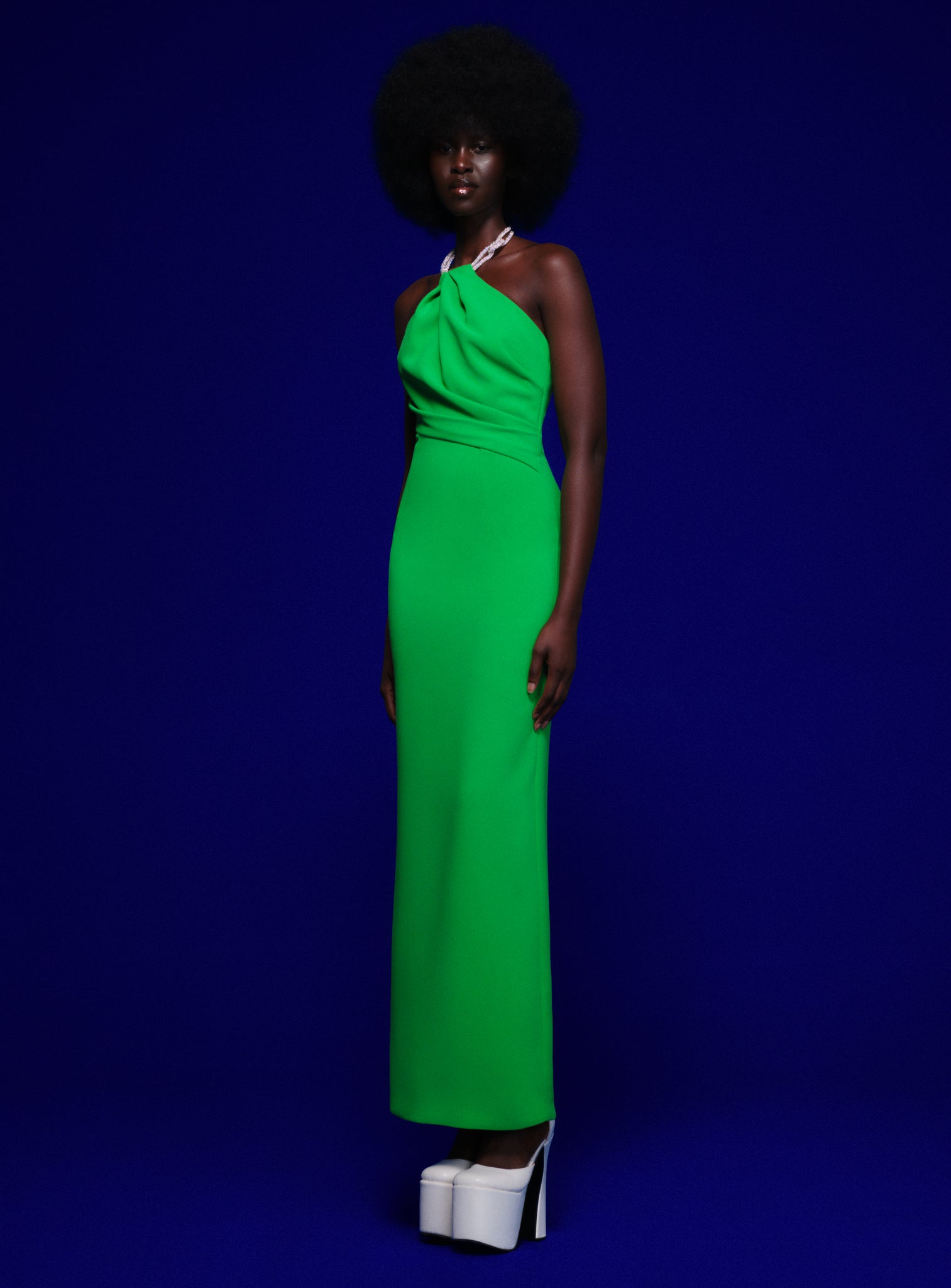 The Riva Maxi Dress in Green – Solace London