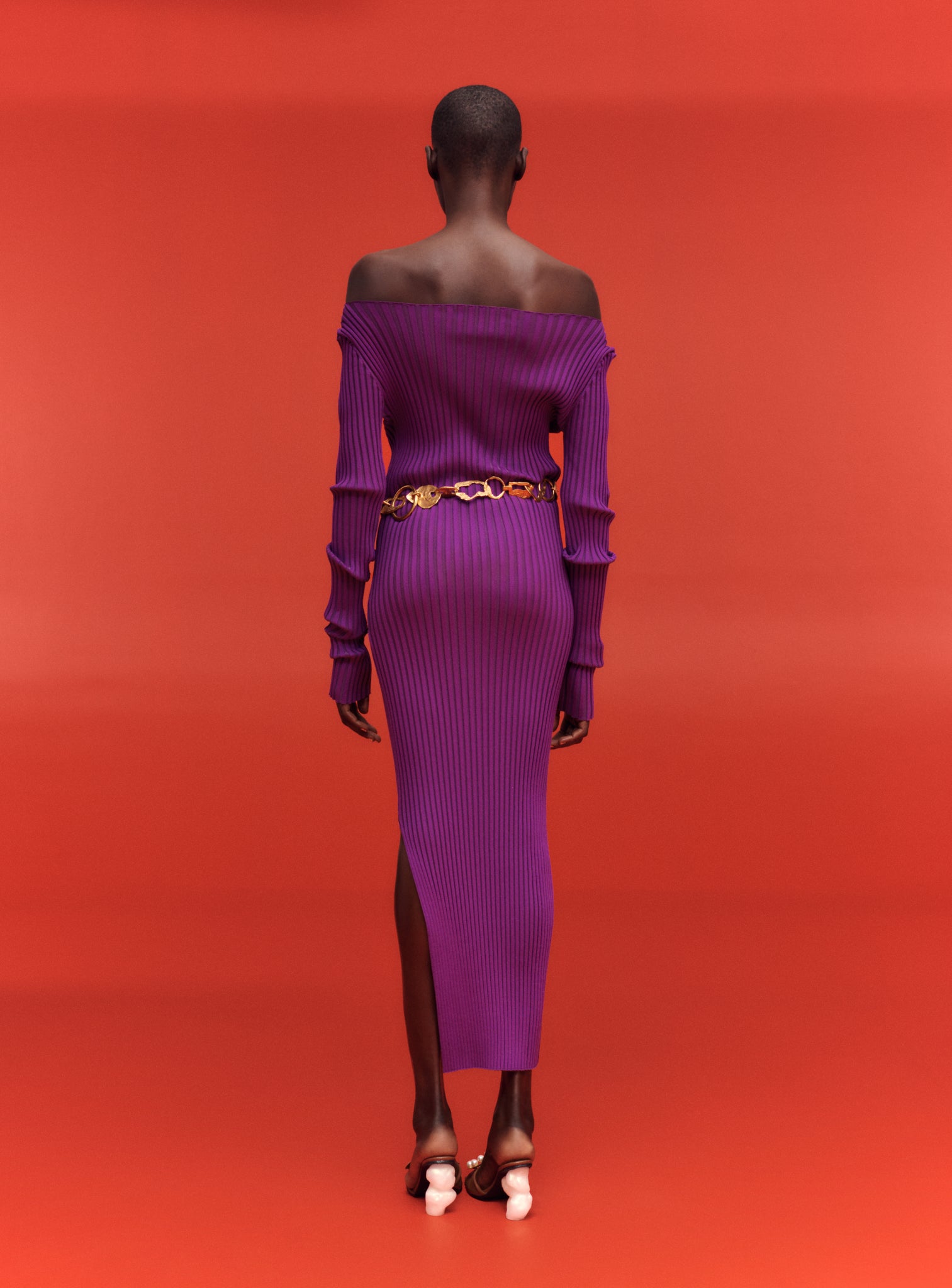 The Loren Maxi Dress in Purple – Solace London