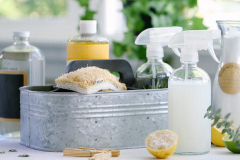 Natural cleaning supplies for a naturally healthy home