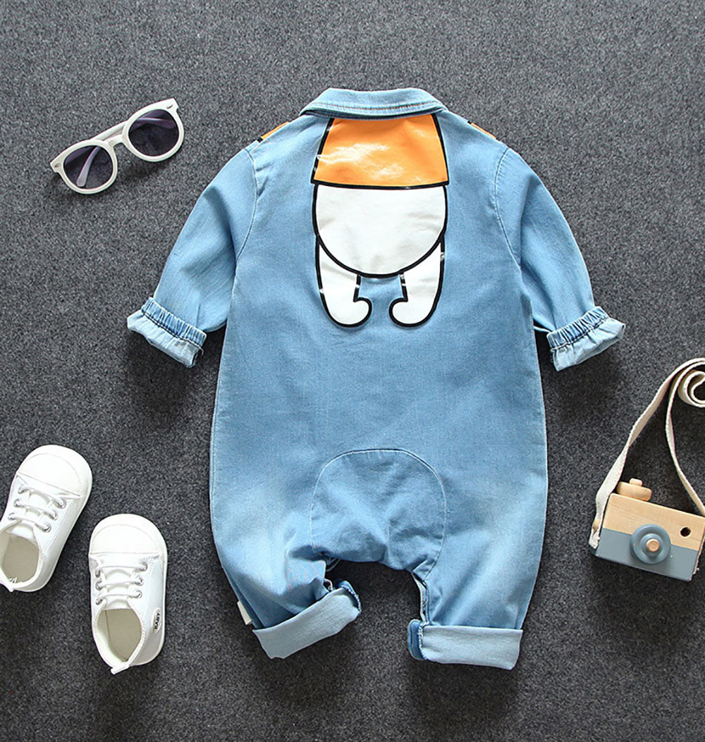 BnBies Stretchy Cotton Jeans Baby Romper Jumpsuit