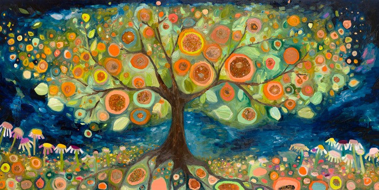 Image result for orange tree painting