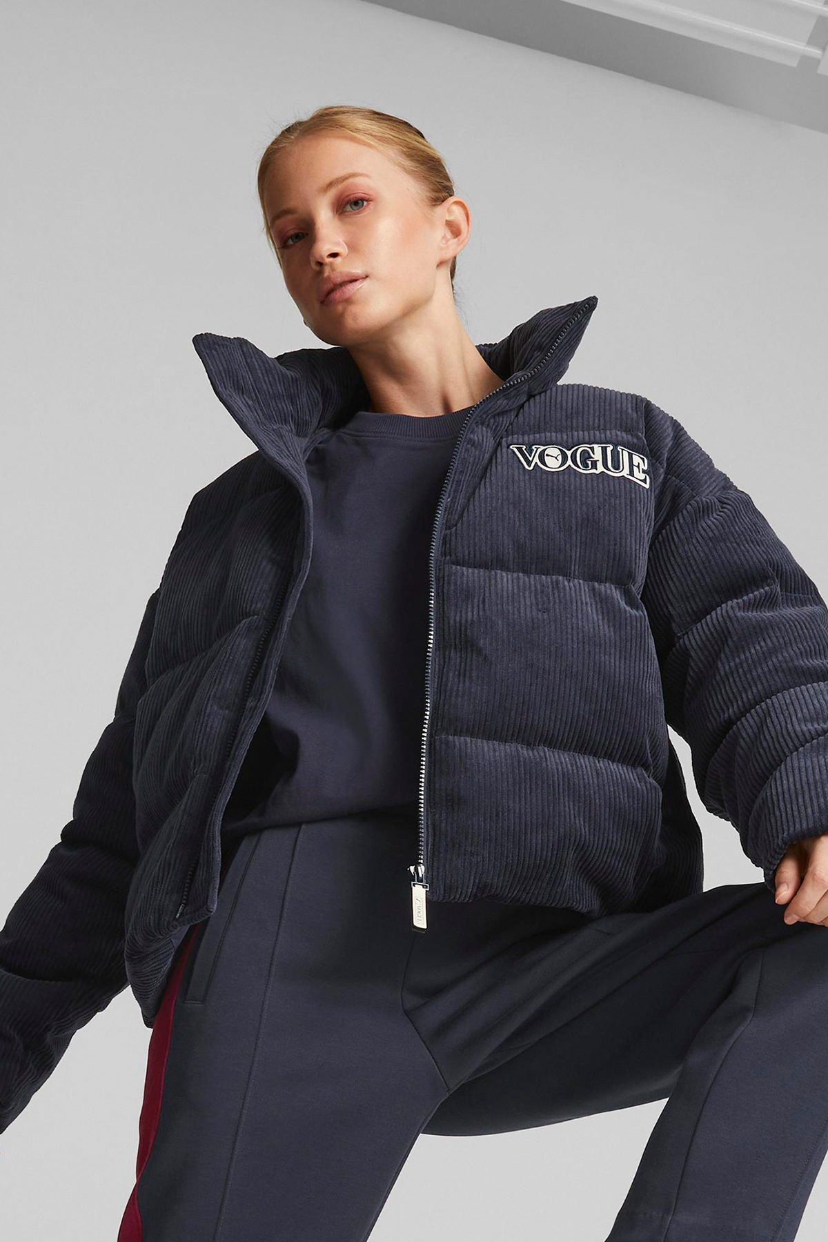 VOGUE x Puma Puffer Jacket in Blue