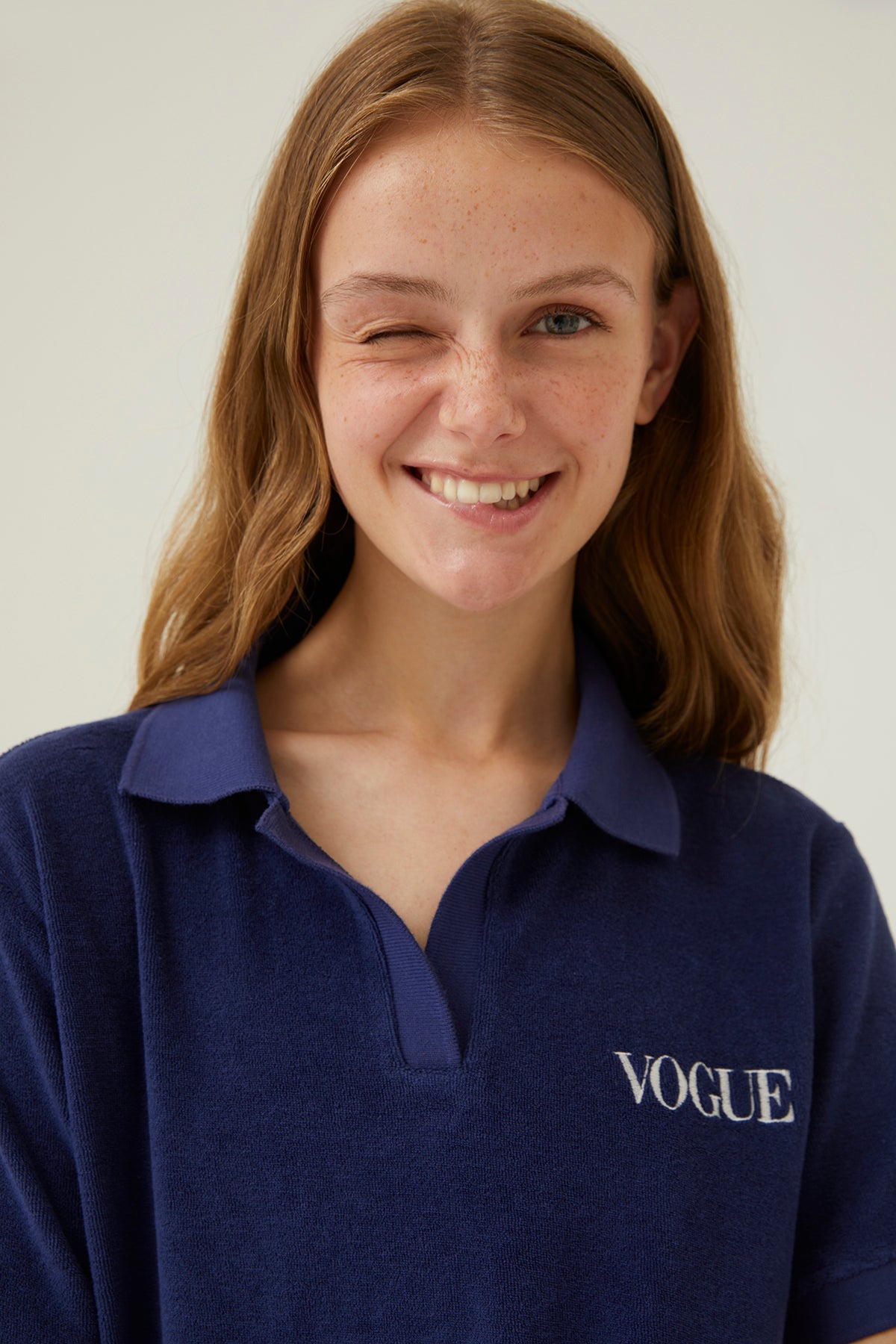 VOGUE Polo-Shirt in Blue