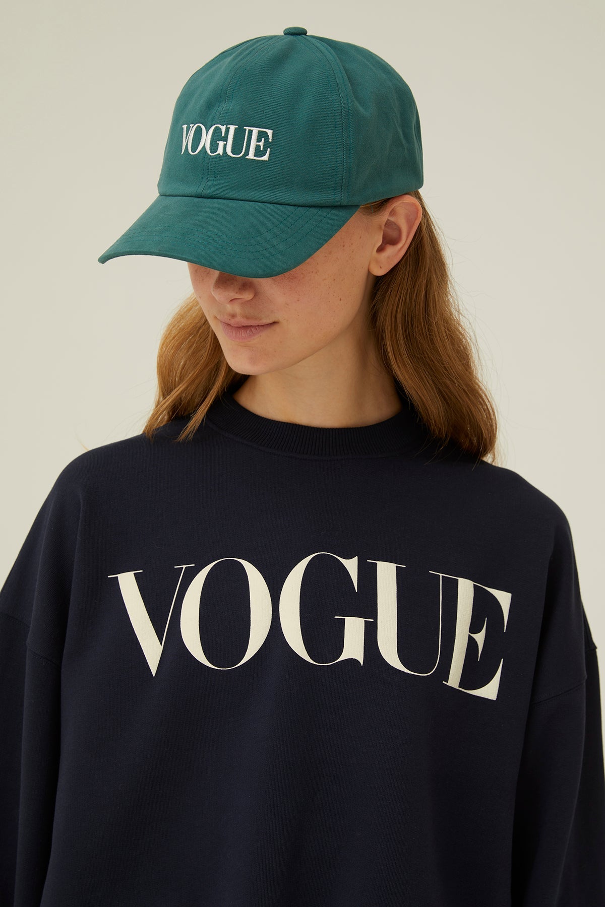 VOGUE Retro Cap in Green