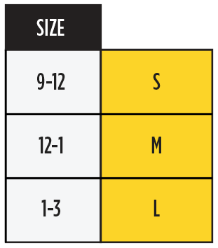 Size Chart - Adult Fins Sizing