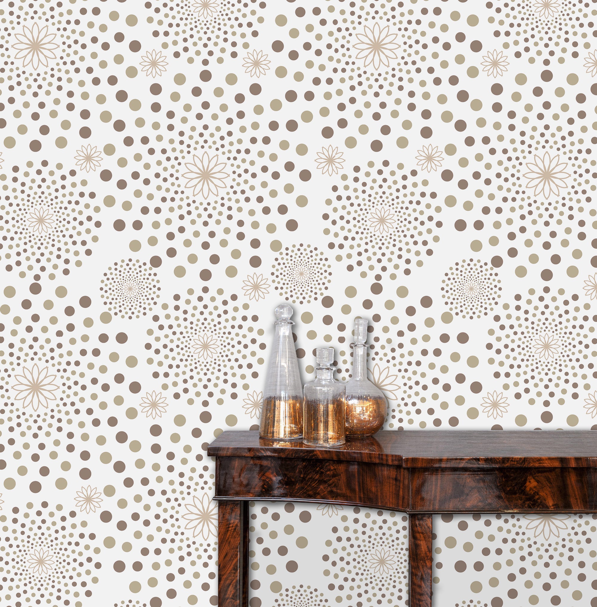 Peel  Stick Wallpaper Swatch  Dandelions White  Ubuy India