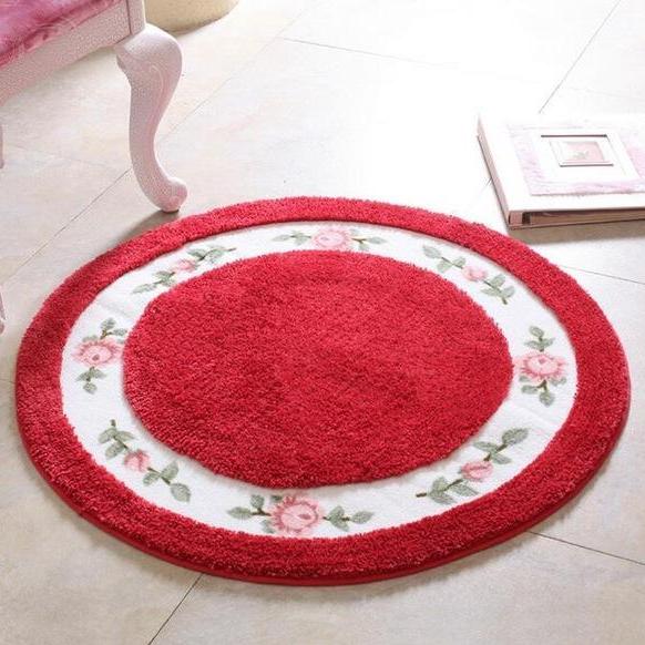 Runde Teppiche Rot | Mein Runder Teppich