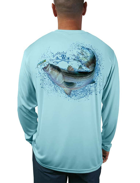 Rattlin Jack Rainbow Trout Fishing Shirt Men's UV Sun Protection LS –  Rattlin Jack Sun Protection