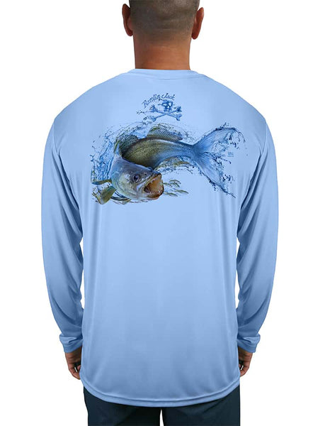Rattlin Jack Peacock Bass Fishing Shirt UPF 50 Men's UV Sun Protection –  Rattlin Jack Sun Protection