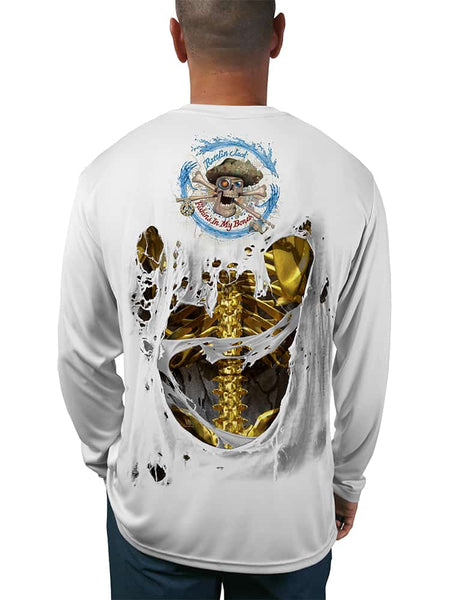 Rattlin Jack Skeleton Bones UV Fishing Shirt Men's UPF 50 Dry Fit – Rattlin  Jack Sun Protection
