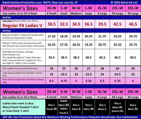 Womens-UV-Rash-Guard-shirt-size-chart-Rattlin-Jack