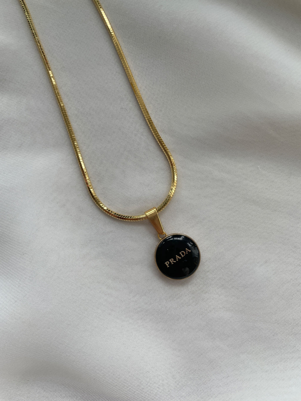 Louis Vuitton Button Necklace — Blue Blood Metal