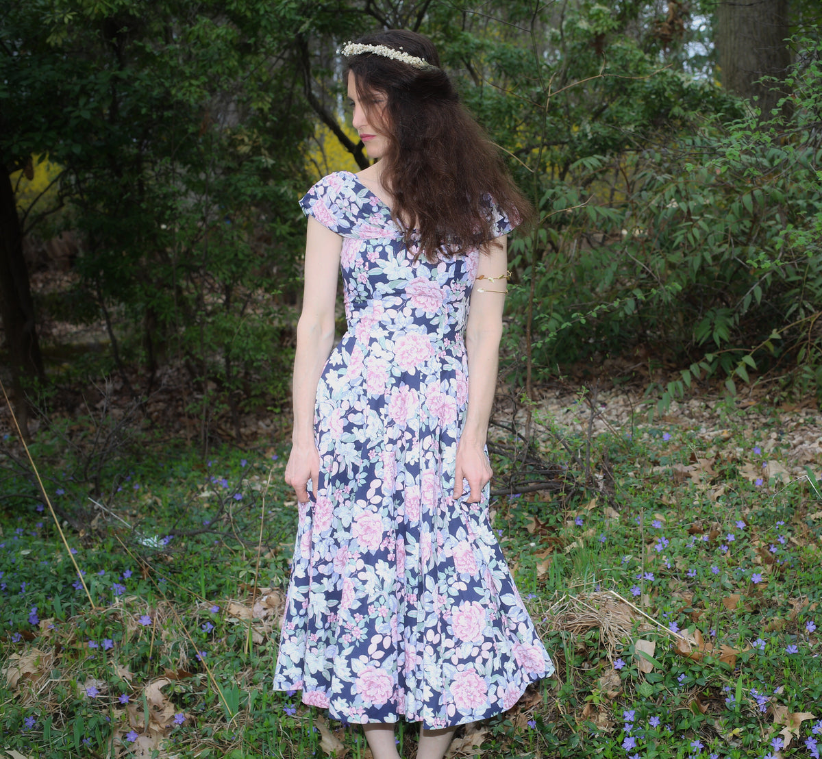 Vintage Floral Laura Ashley Dress – Avigail Adam