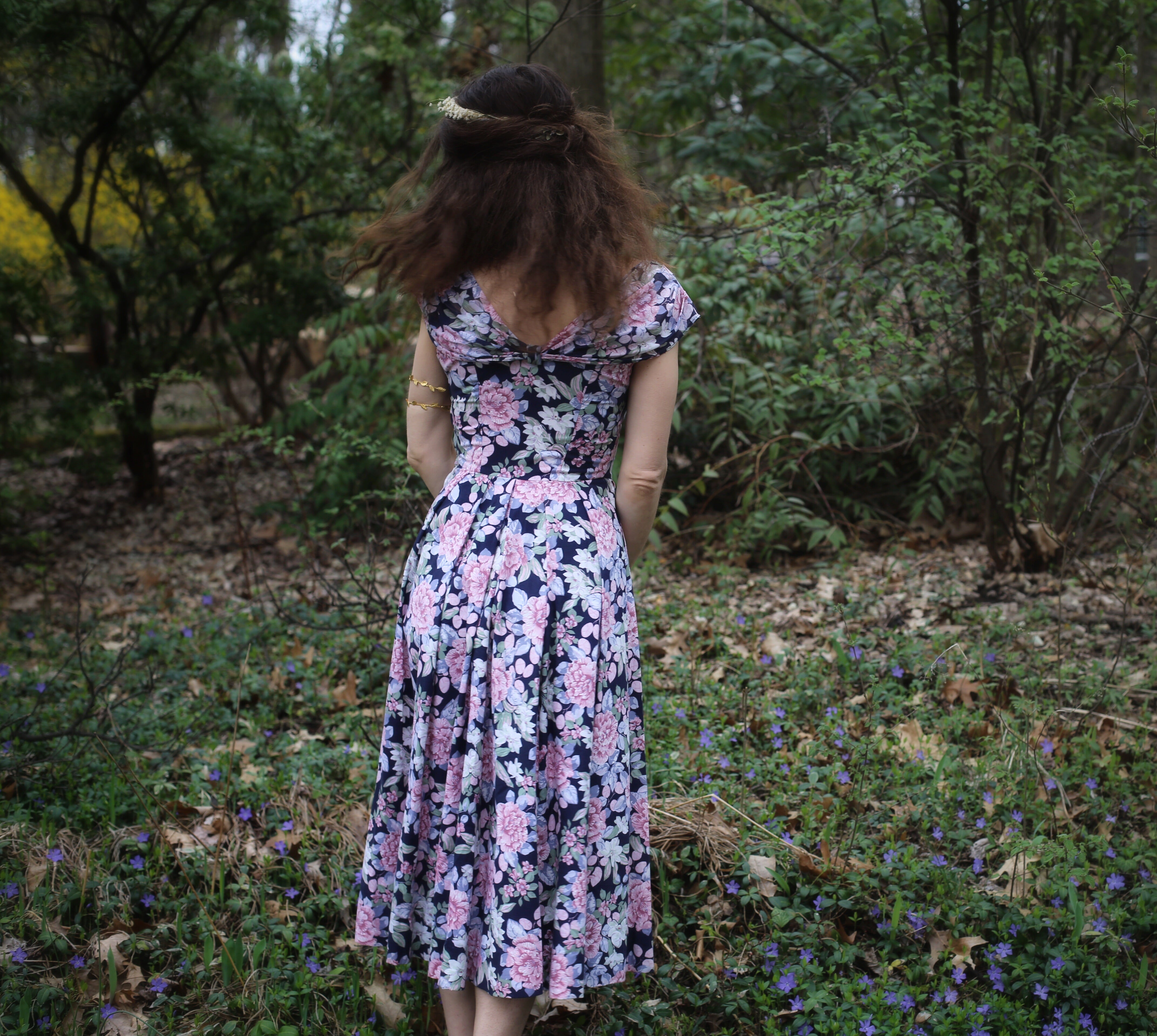 Vintage Floral Laura Ashley Dress – Avigail Adam