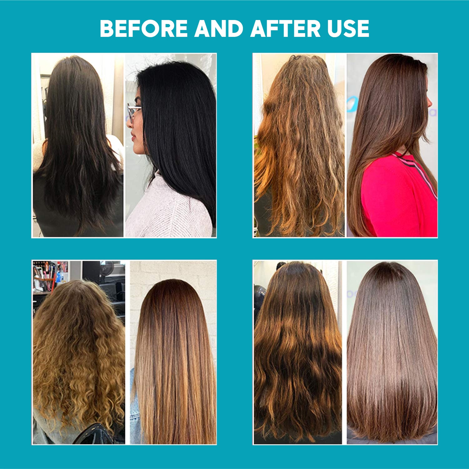 Hair Straightening Brazilian Protein Treatment 1 Step Amazonliss Prote –  Amazonliss.co.uk