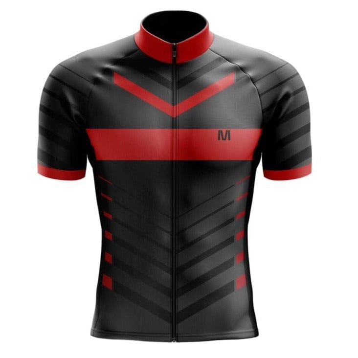 Red black 2024 cycling jersey