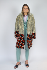 Pulti colour coat with outgoing patternM