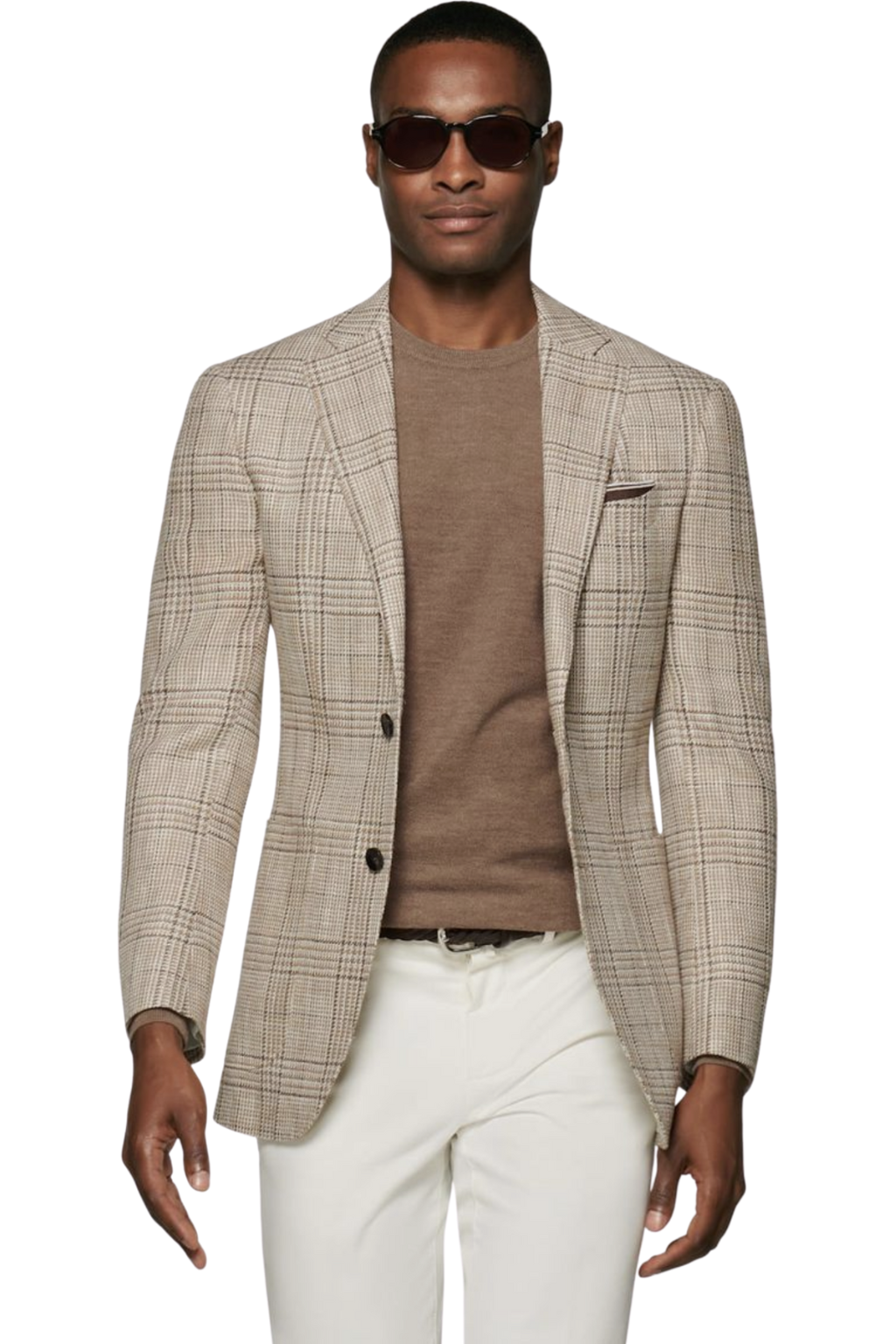 Beige Checked Havana Blazer – CIRCLE CLOSET