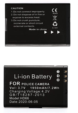 BOBLOV One Pcs HD66-02/D7 Body Camera Battery0