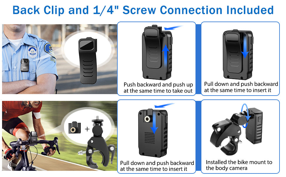 880W small body camera with 1080P resolution and night vision feature5