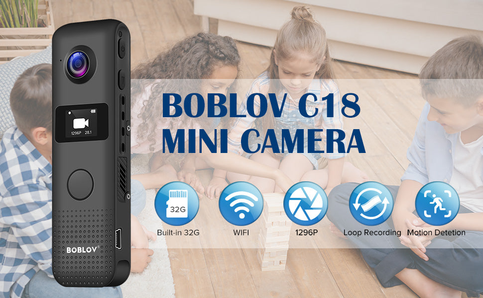 BOBLOV C18 1296P WIFI body camera.1