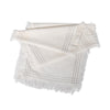 Fringed Linen/Cotton Blend Table Runner