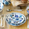 Periwinkle Vine Pattern Salad and Dinner Plate