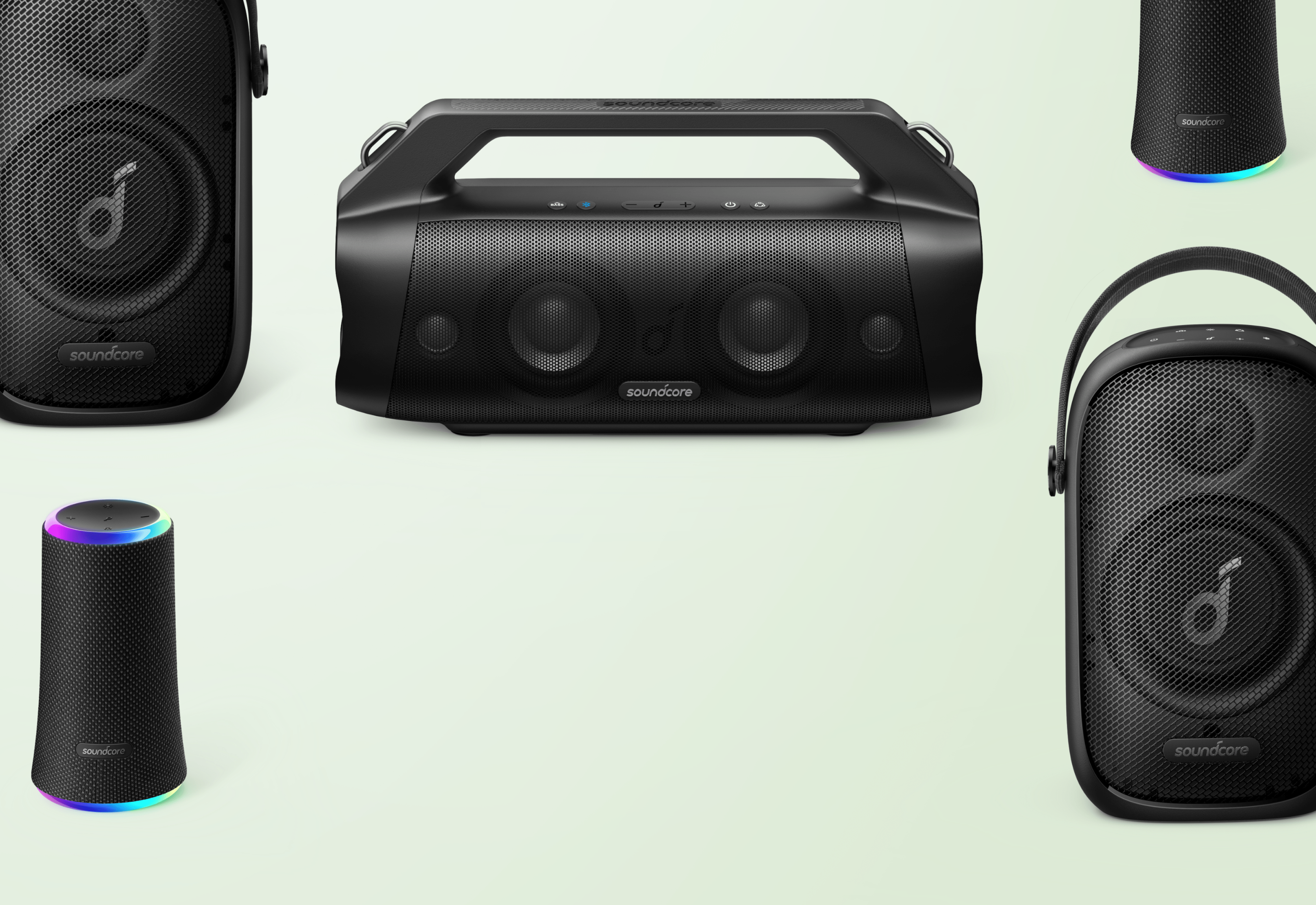 soundcore Anker Motion Boom Plus Bluetooth Speaker, Portable Speaker with  80W Booming Sound, IP67 Waterproof and Dustproof, Type-C, Custom EQ