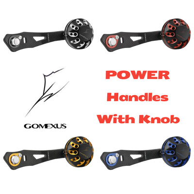 Gomexus Power Handle With Knob - Baitcaster Handle For Shimano Daiwa Abu  Reels - Free Line and Lure Gift, Reel Outfitters Co